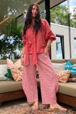 Nonni Gingham 7/8 Barrel Pant Jam